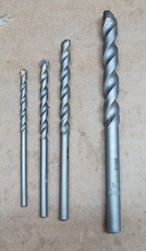 Masonry drill bit set piece - drill,