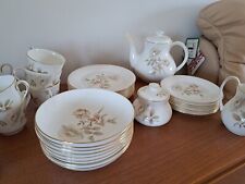 Royal Doulton Dinner Service Set "Yorkshire Rose" for 8 Plates cups bowls etc.