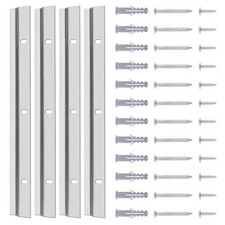 2 Pairs French Cleat Picture Hanger Z Bar Photo Wall Mount Bracket 80 Lbs