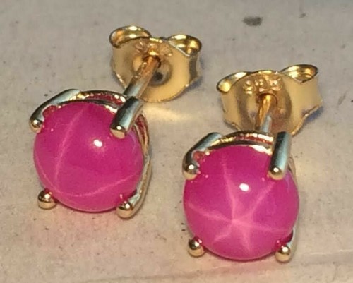 Pink star sapphire - pink, natural