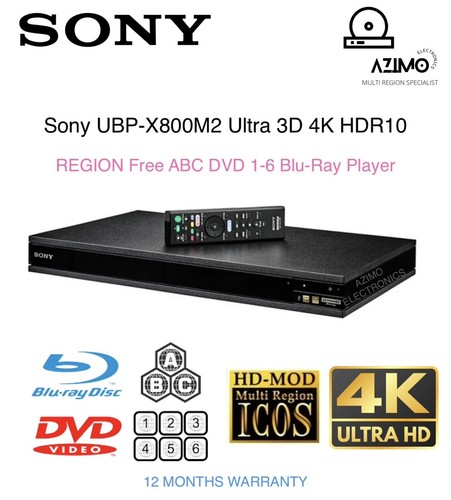 Sony ubp x800m2 ultra 4k - 3d,