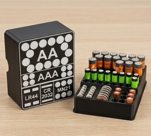 Battery organizer case - case, holder