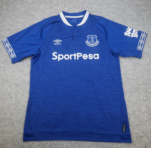 Everton shirt large blue home - shirt,