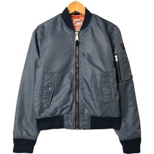 Vintage 1990'S Schott American College MA-1 style padded military flight jac...