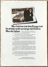 LANCIA Car Sales Brochure 1978 SWEDISH TEXT A112E