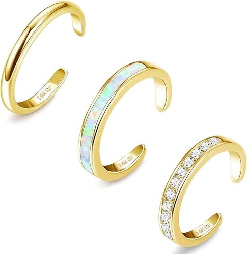 3pcs 14k gold - 3pcs, filled