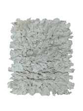 Rag Rug 45 x 60cm Cream Ivory