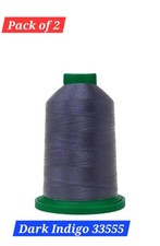 Isacord 3355K Dark Indigo Embroidery Thread – 5000m , Pack OF  2