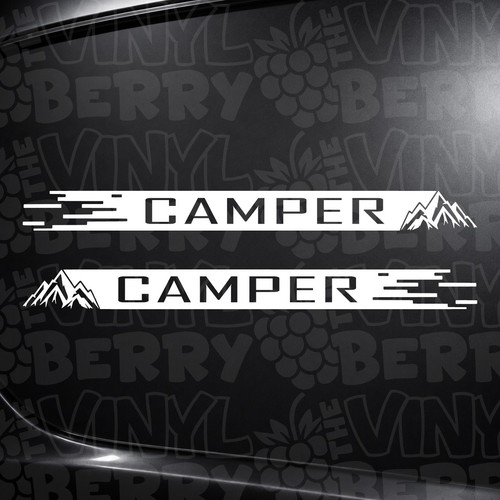 Camper vinyl stickers - camper,