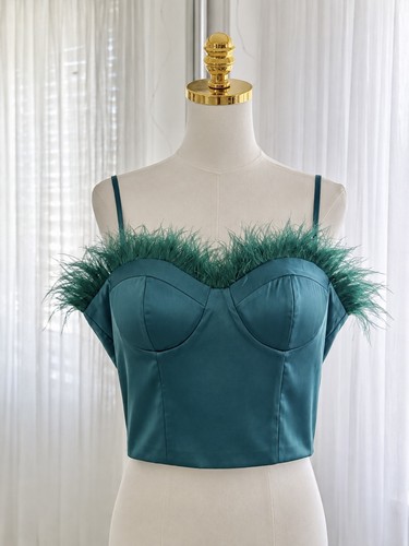 Boohoo emerald green - emerald, satin