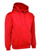 Men's Plain Hoodie Size XS to