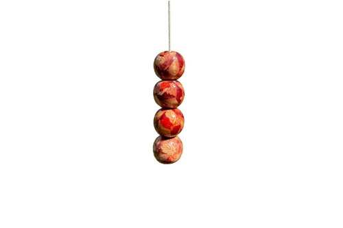 Leaf design wooden beads blind - beads,