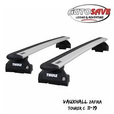 Thule WingBar Evo Silver Roof Bars Set fit Vauxhall Zafira Tourer C 11-19 Rails
