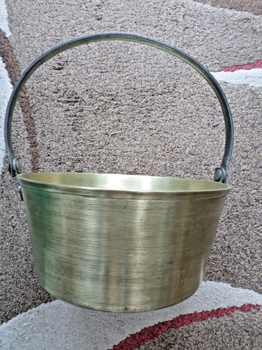 Large vintage brass jam - vintage,