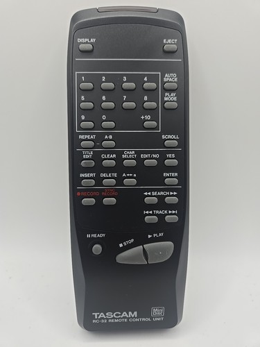 Tascam minidisc remote - rc-32,