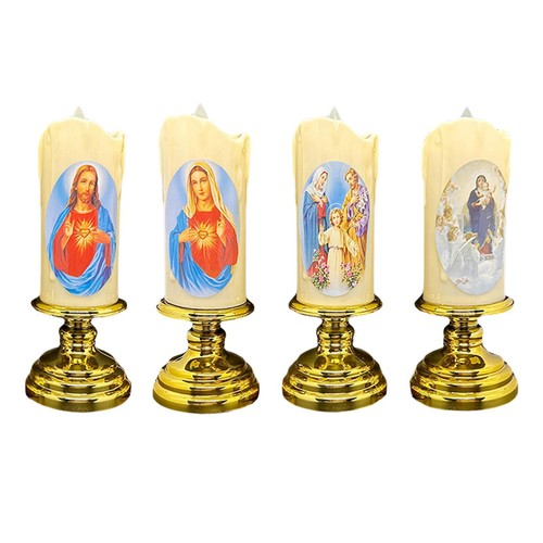 Flameless prayer candles - flameless, lamp