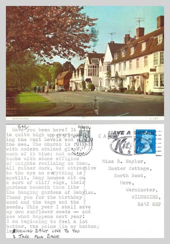 Postcard winchelsea street - winchelsea,