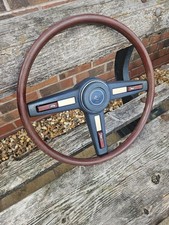 Rare JDM TOYOTA Celica Daruma RA40 OEM Wood Effect Steering . Good Condition