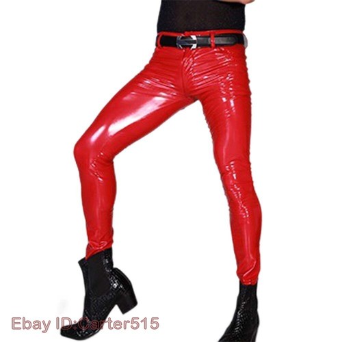 Shiny pvc leather - pvc, pants