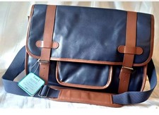 TESCO BABY CHANGING SATCHEL BAG & MAT ADJUSTABLE STRAP NAPPY POCKET FAUX LEATHER