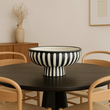 Handmade Large Footed Ceramic