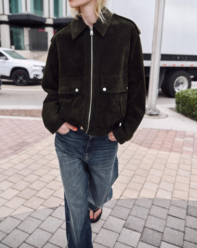Nwt zara 100 suede leather - zara, 100%