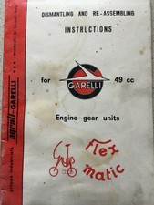 Dismantling and reassembling instructions￼ 49cc Garelli Engine Gear Units Book