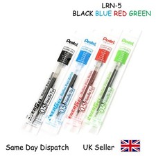 Pentel LRN5-A EnerGel Roller Pen Refill 0.5mm Needle BLN75 BLACK BLUE RED GREEN