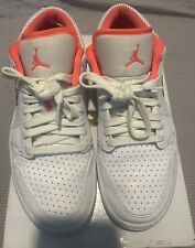 Air Jordan 1 Low SE Women’s  White & Sesame-Flash Crimson Uk Size 5