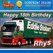 Personalised Eddie Stobart / Truck / Birthday Greeting Card A5