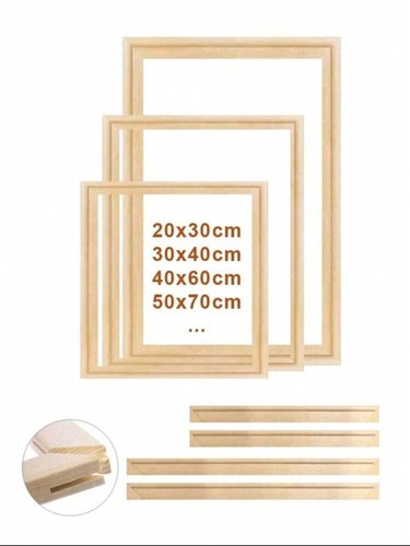 Set diy wooden canvas frame - diy,