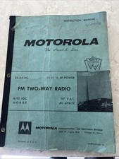 Motorola FM Two-Way Radio User