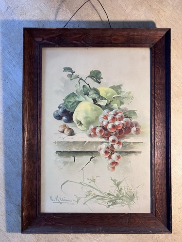 Still life with grapes - still-life,
