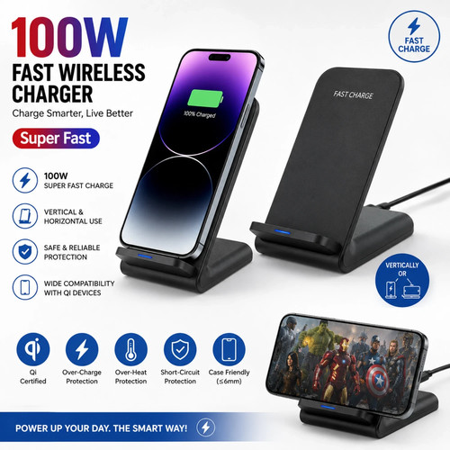 100w fast wireless charger - fast,
