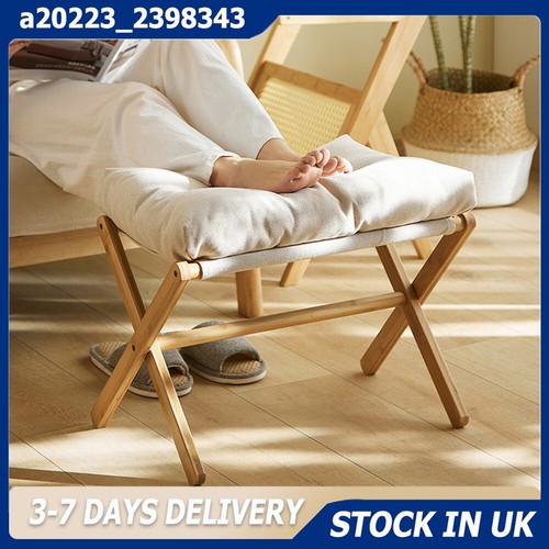 Wooden folding foot - wooden, stool
