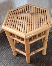 Wicker cane side table - /,