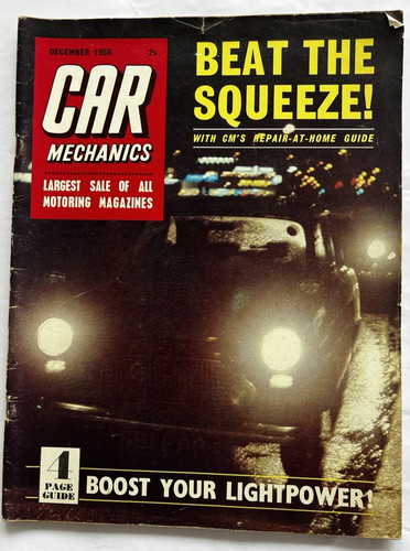 Car mechanics december 1966 - car,