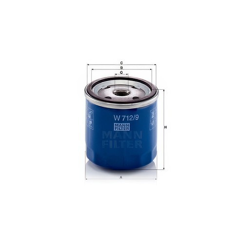Mann w712 oil filter - mann,