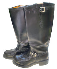 CHIPPEWA 71418 BLACK BIKER / BLUFF BOOTS - SZ 10.5