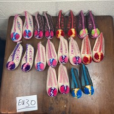 Minas Greek Slippers Pom Pom