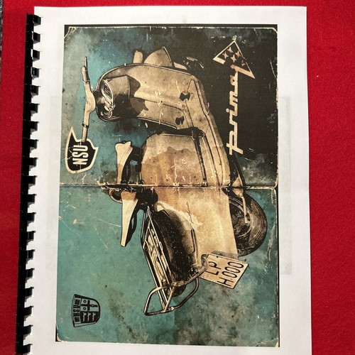 Nsu prima instruction book - nsu,
