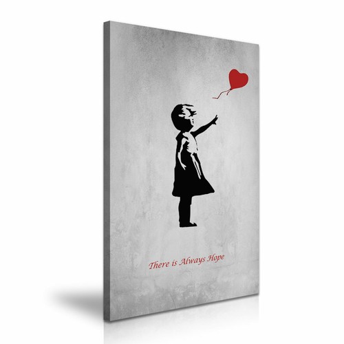 Banksy balloon girl - banksy, text