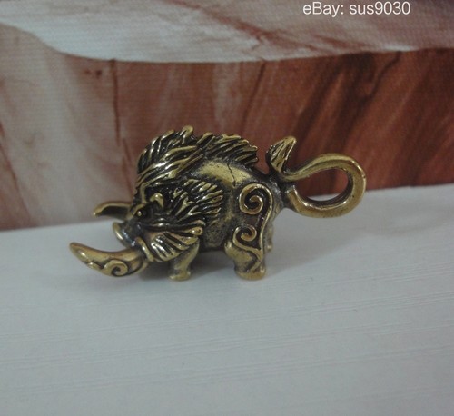 Solid brass wild boar - solid,