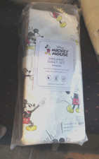 Pottery Barn Kids Disney Mickey Mouse Organic Toddler Sheet Set  NIP