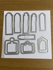 Sizzix Tag Dies 658612 12 Dies 