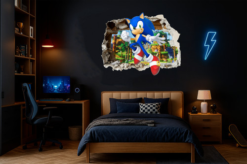 Smashed wall mural - smashed,