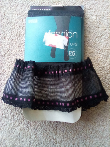 Black extra large hold ups - black, hold-ups