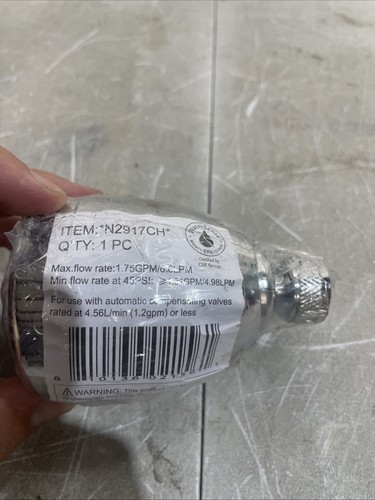 Niagara n2917ch 75gpm - 1.75gpm, earth