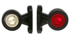 2 E-MARK LED WHITE RED SIDE