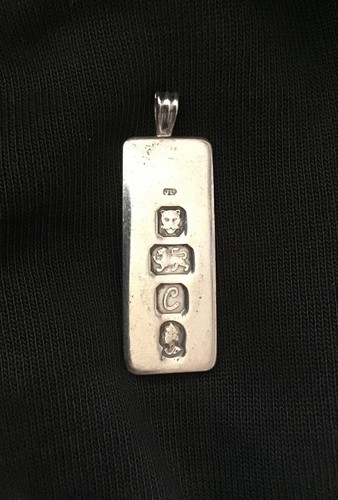 Vintage 1977 ingot - vintage, pendant